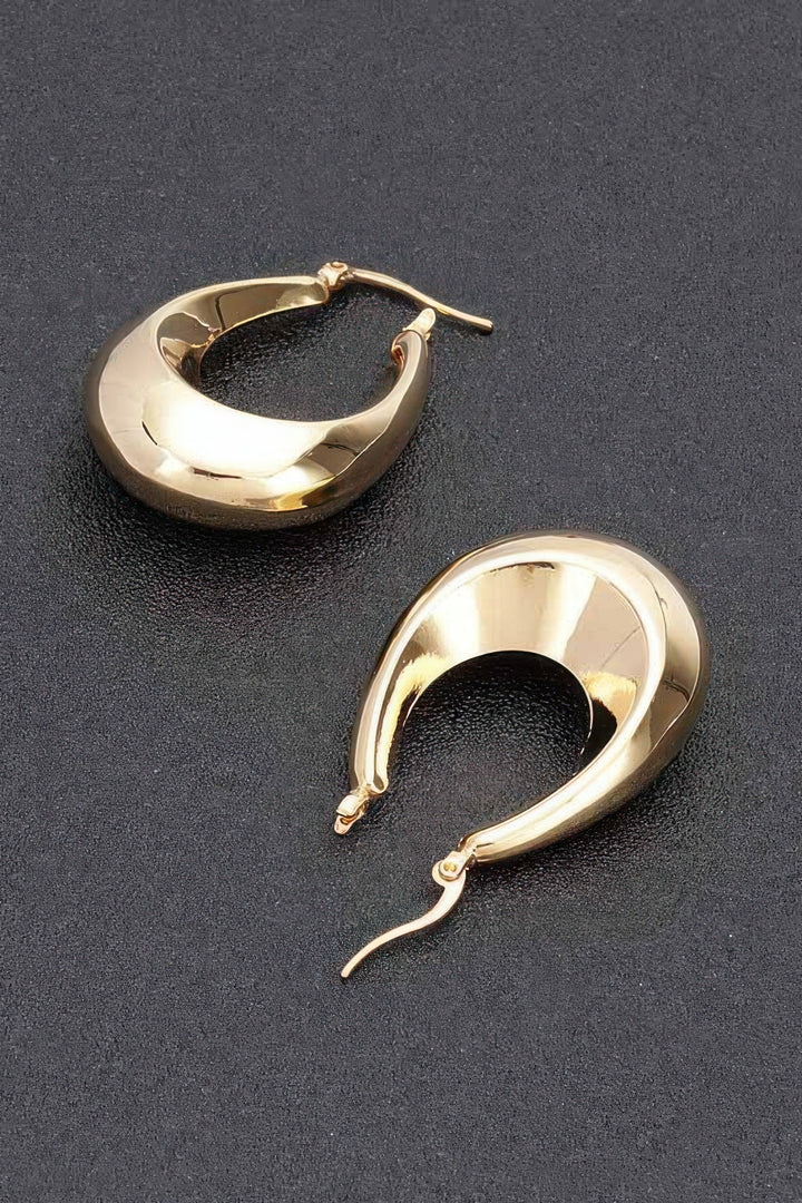 MIDNIGHT TRIBES Metal Vintage Hoop Earrings: BYMANYC ® New York