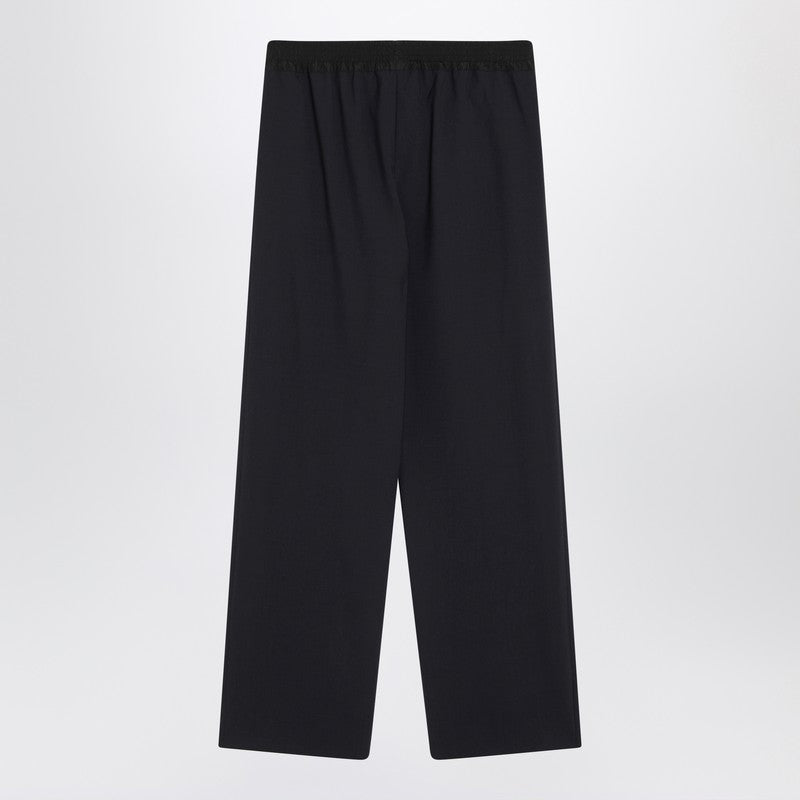 Miu Miu Blue Wool Pants Women