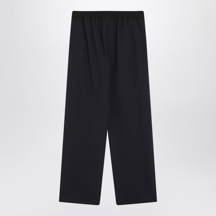 Miu Miu Blue Wool Pants Women