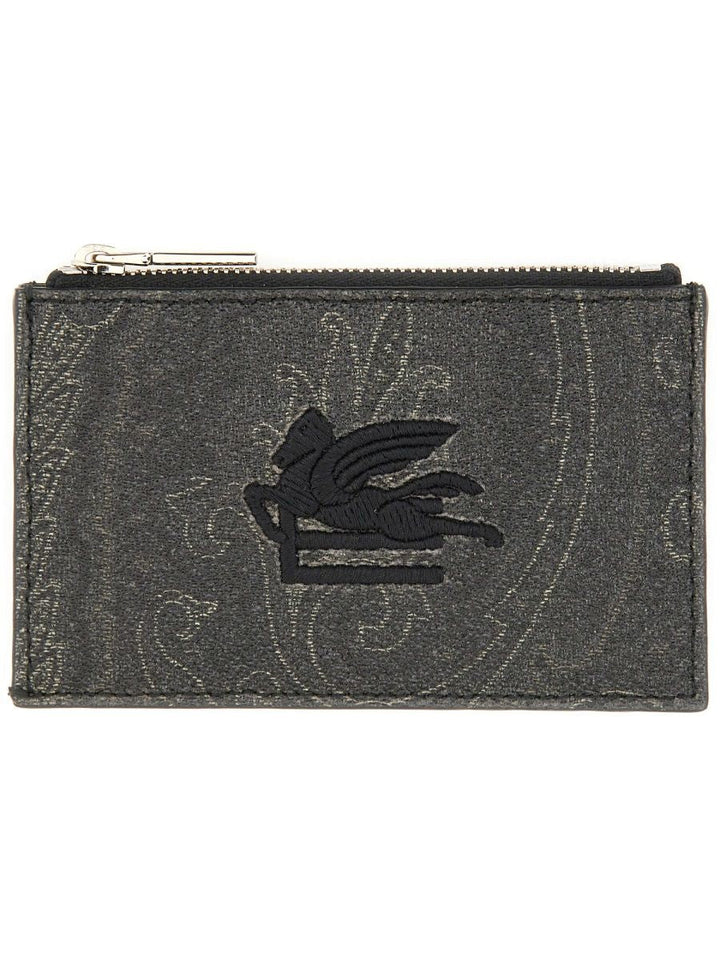 ETRO Mini Cotton-Polyester Wallet for Men - FW25 Collection