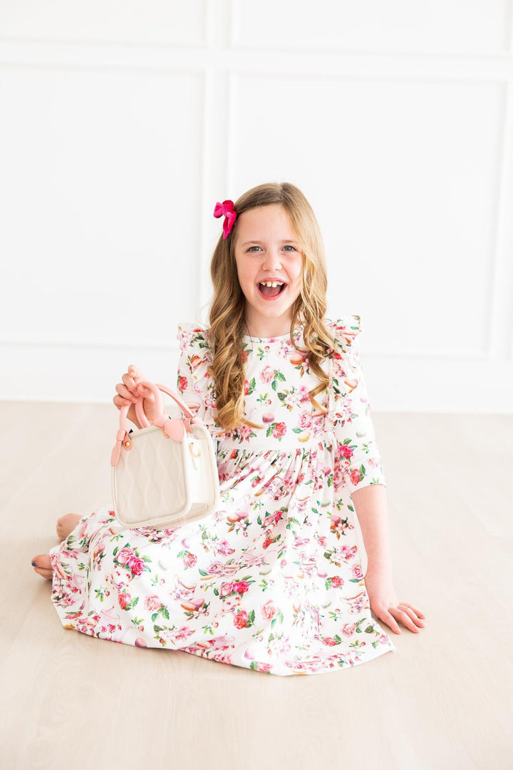 SALE Macarons &amp; Tea Ruffle Twirl Dress