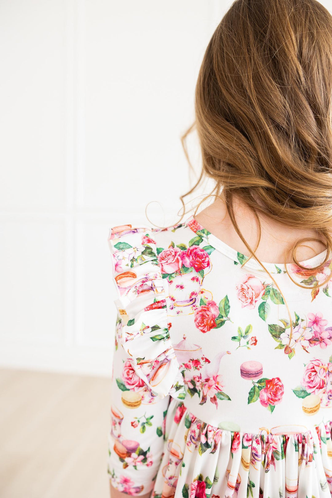 SALE Macarons &amp; Tea Ruffle Twirl Dress