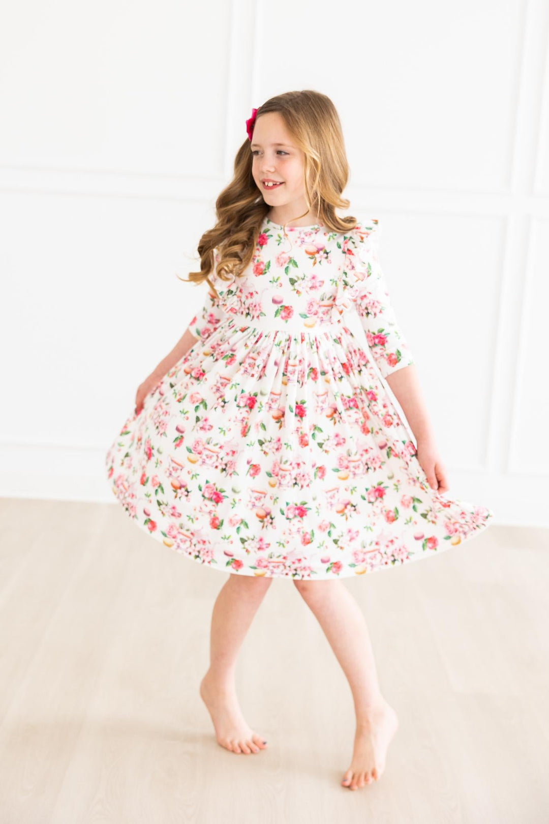 SALE Macarons &amp; Tea Ruffle Twirl Dress
