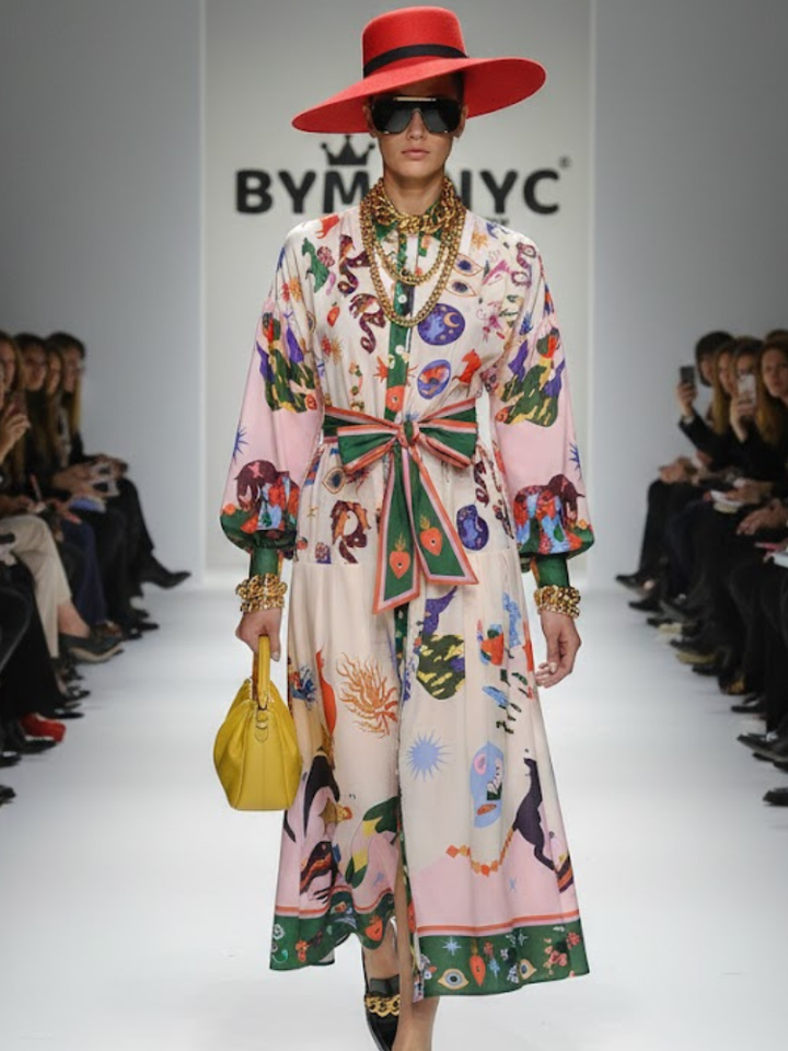 Maxi Dress New Collection BYMANYC ® New York • Dreamlike Artistic Print
