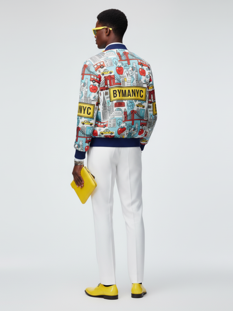 Men's GREENWICH Bomber Jacket BYMANYC ® New York