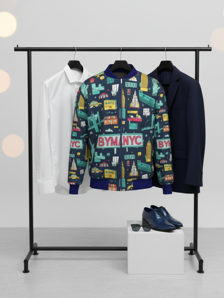 Men's WALL STREET Bomber Jacket BYMANYC ® New York