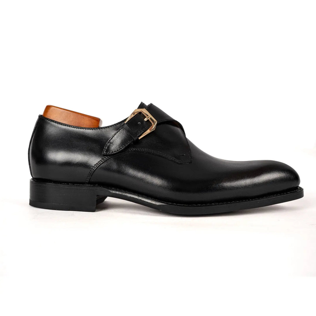 Goodyear Welted Calfskin Monk Strap Shoes