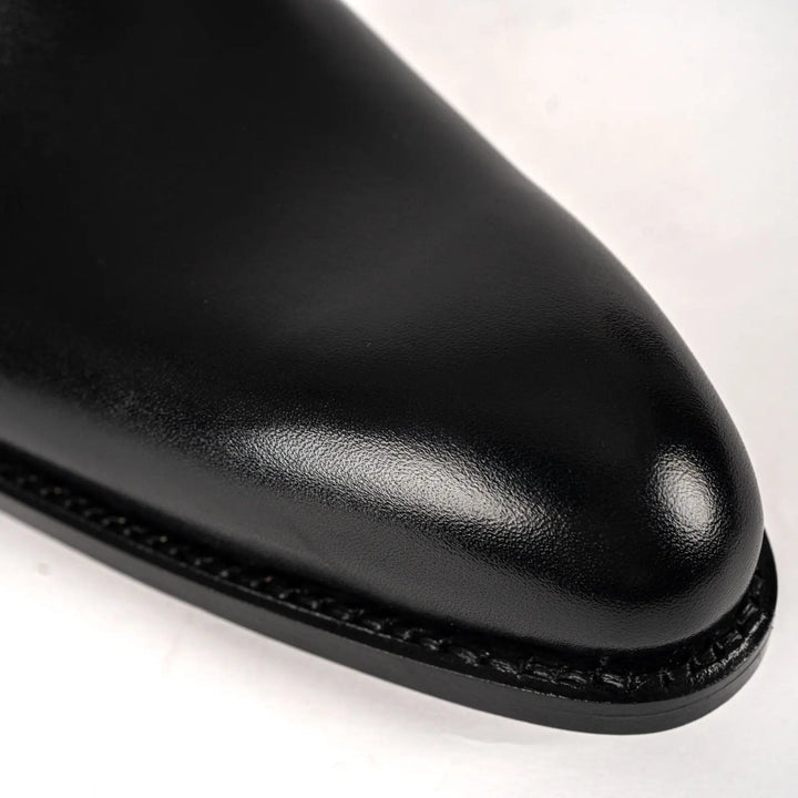Goodyear Welted Calfskin Monk Strap Shoes