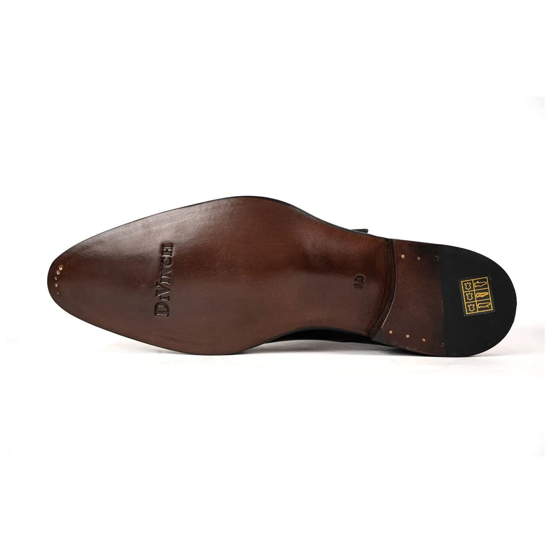 Goodyear Welted Calfskin Monk Strap Shoes