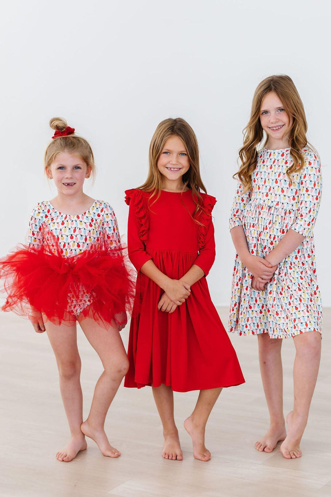 Merry &amp; Bright 3/4 Tutu Leotard