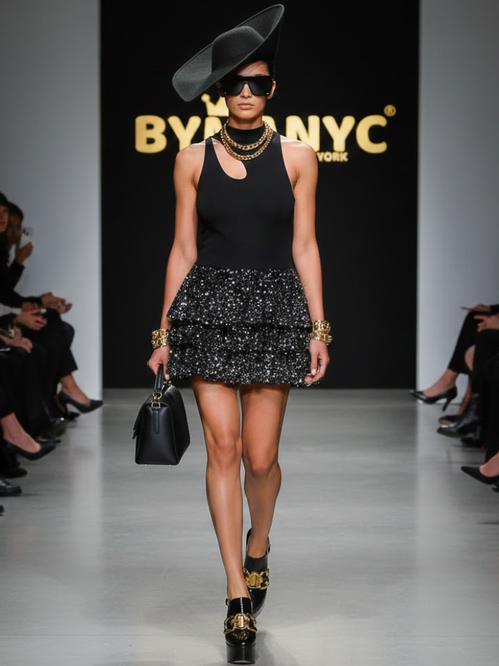Midnight Sequin Flare • ECLIPSE New Collection BYMANYC ® New York