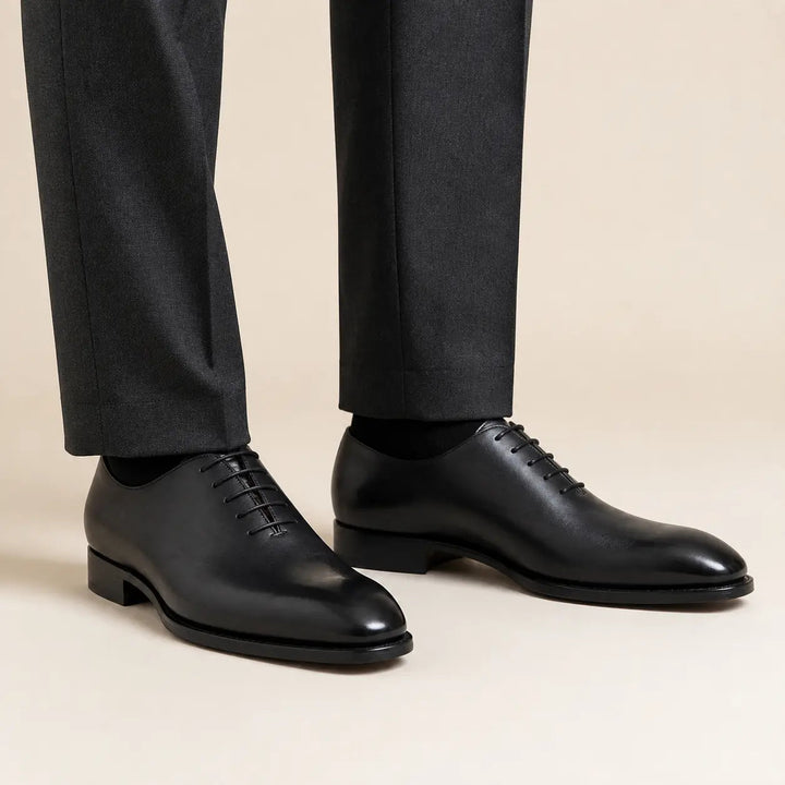 Seamless Goodyear Mens  Lron Gray Oxford Dress Shoes