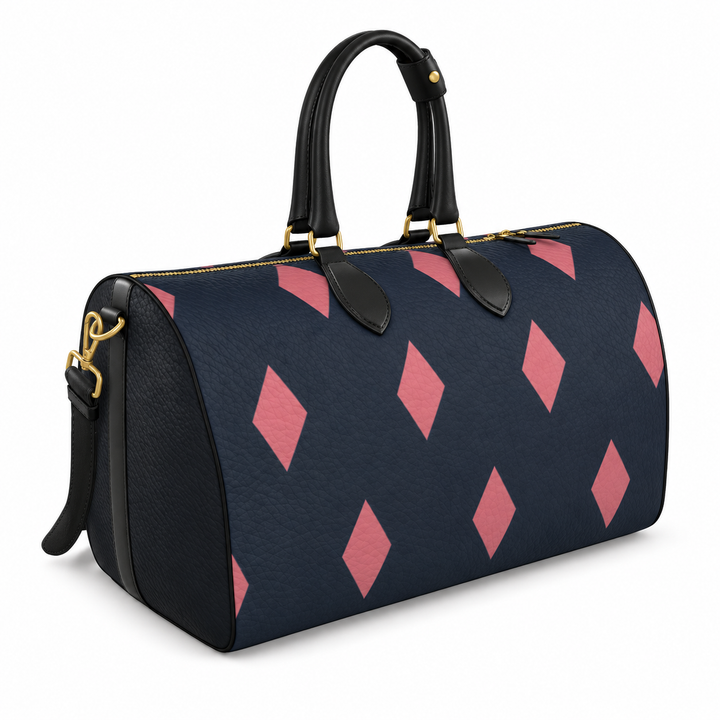 View details for S7 Midnight Royale | Rose-Gold Diamond Leather Duffle Bag S7 Midnight Royale | Rose-Gold Diamond Leather Duffle Bag
