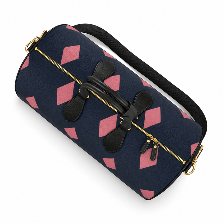 View details for S7 Midnight Royale | Rose-Gold Diamond Leather Duffle Bag S7 Midnight Royale | Rose-Gold Diamond Leather Duffle Bag