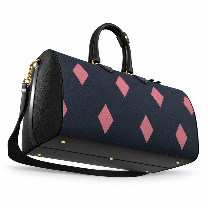 View details for S7 Midnight Royale | Rose-Gold Diamond Leather Duffle Bag S7 Midnight Royale | Rose-Gold Diamond Leather Duffle Bag