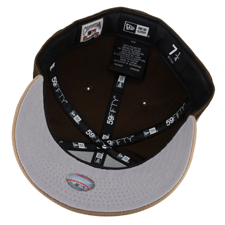 Houston Astros Script 35 Great Years Walnut/Khaki Fitted Hat