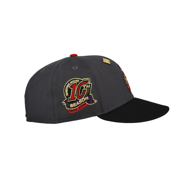 Manitoba Moose 10th Season Graphite 59Fifty Fitted Hat