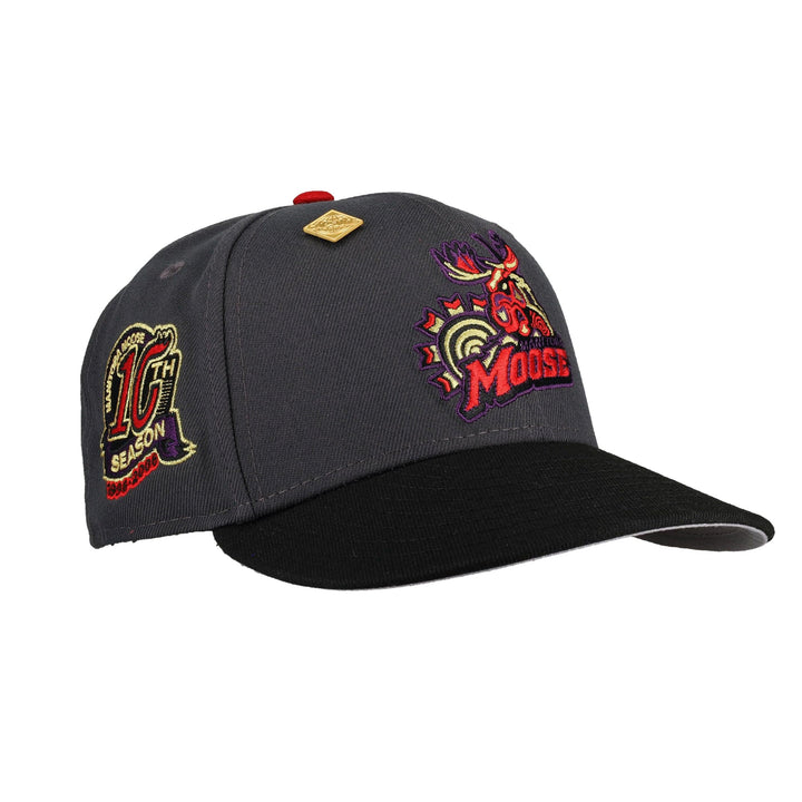 Manitoba Moose 10th Season Graphite 59Fifty Fitted Hat