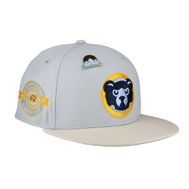 Chicago Cubs Mountain Sunrise Collection 100th Anniversary Fitted Hat