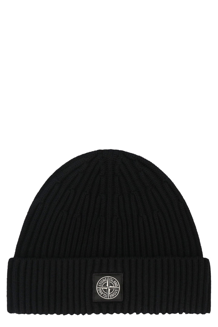 STONE ISLAND Ribbed Wool Beanie for Men