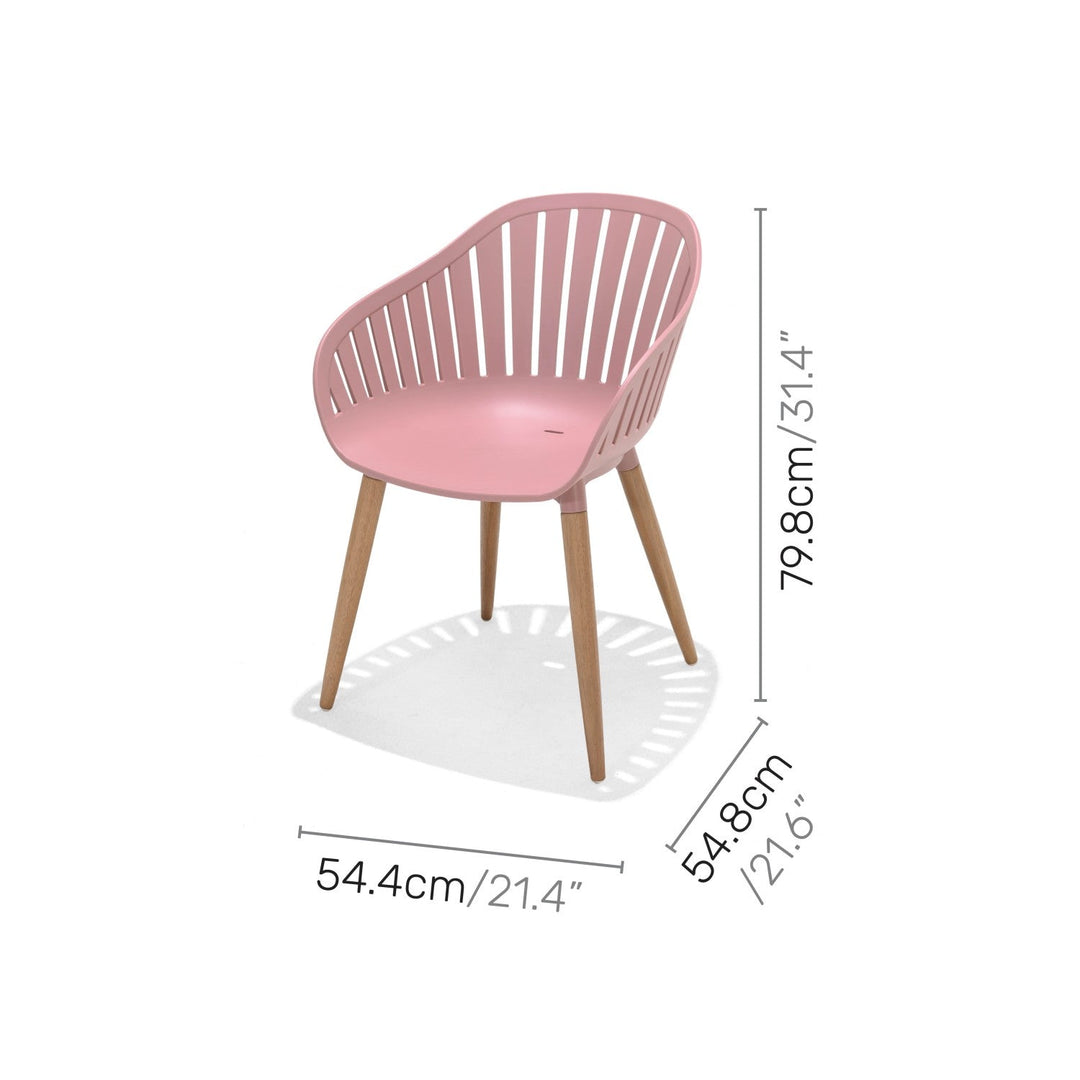 Nassau Bistro Set – Peony Pink Social Plastic® - 3pc