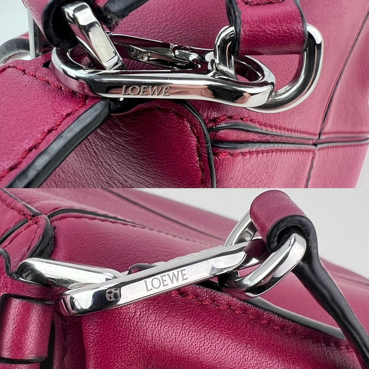 Loewe Mini Puzzle crimson calfskin crossbody bag – STORE 7994
