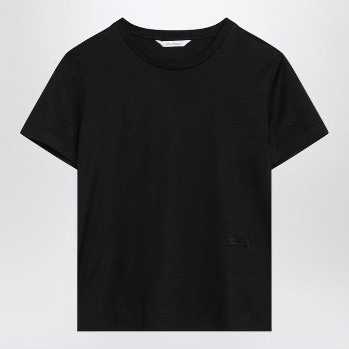 Max Mara Black Cotton T-Shirt Women