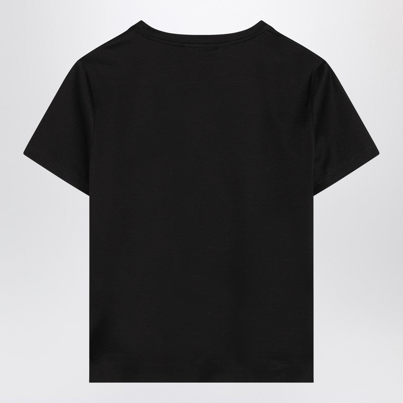 Max Mara Black Cotton T-Shirt Women