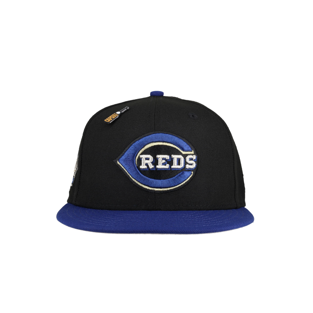 Cincinnati Reds New Years Collection Riverfront Stadium Patch 59Fifty Fitted Hat