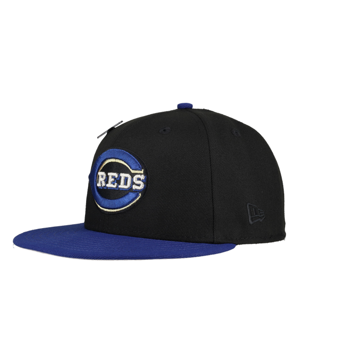 Cincinnati Reds New Years Collection Riverfront Stadium Patch 59Fifty Fitted Hat