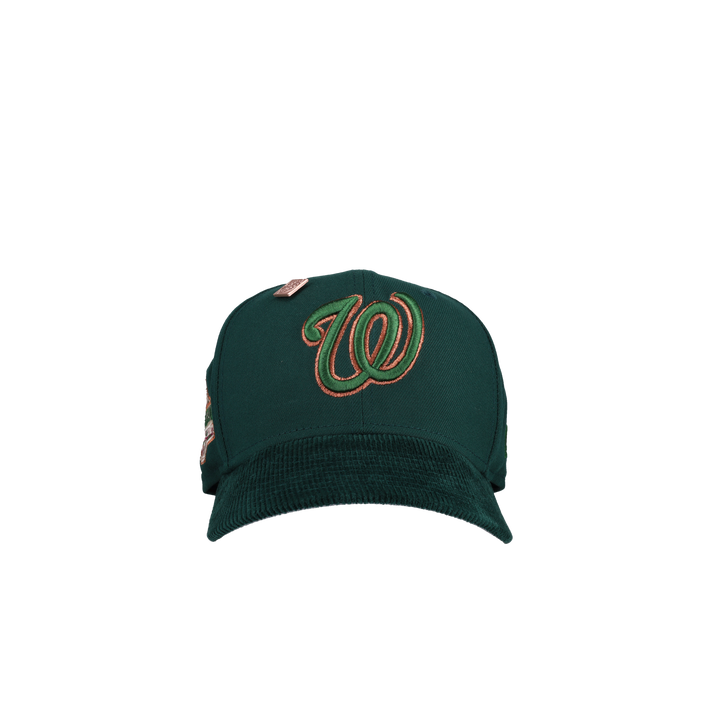 Washington Nationals 2018 ASG Corduroy Green Bronze Metallic 59Fifty Fitted Hat