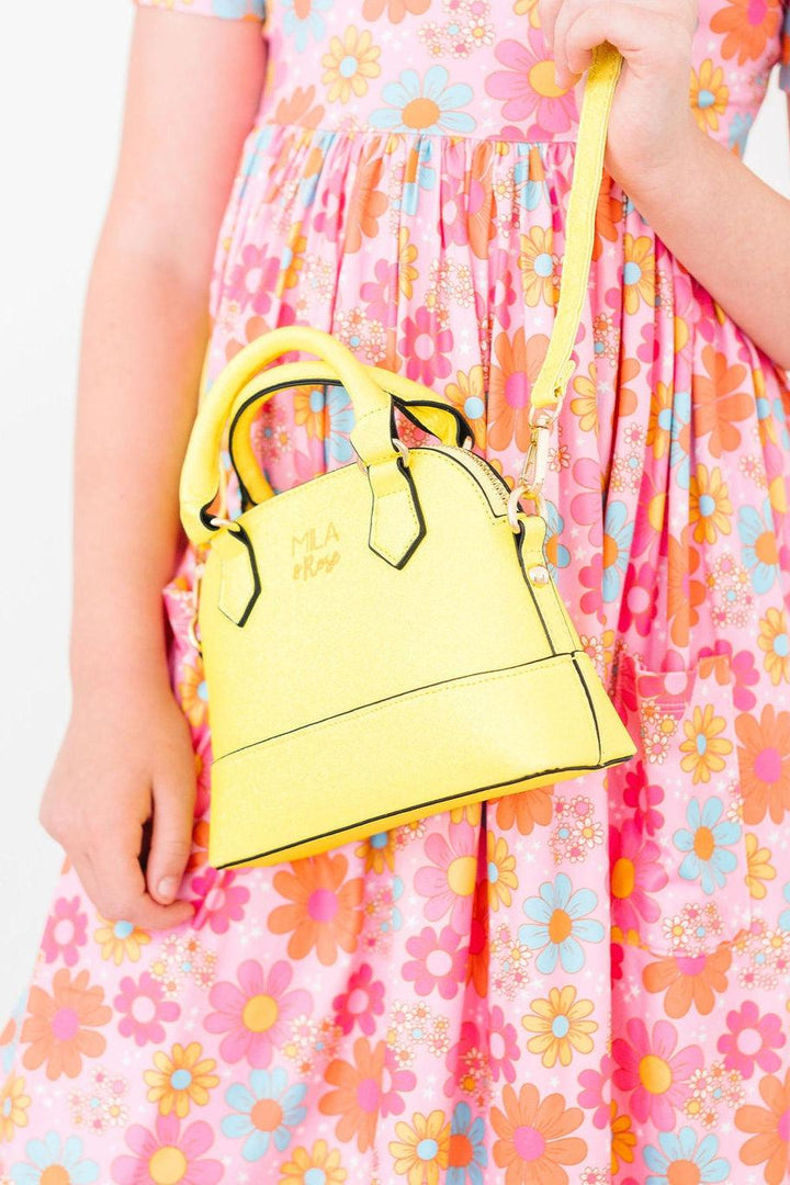 Neon Yellow Glitter Girl&