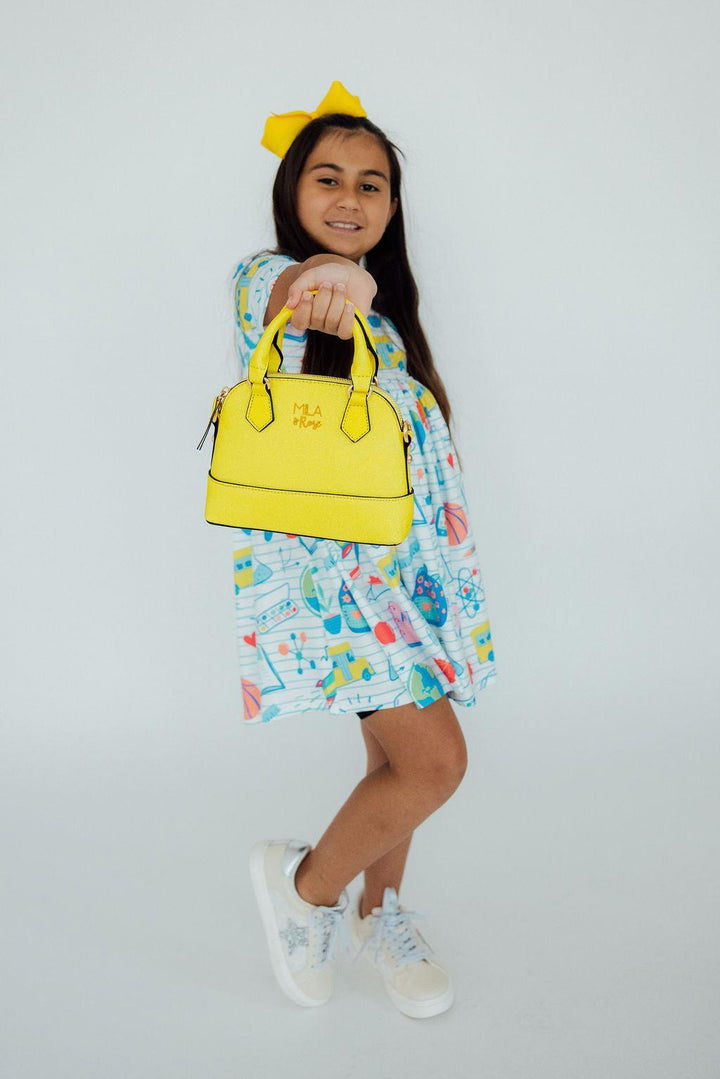 Neon Yellow Glitter Girl&