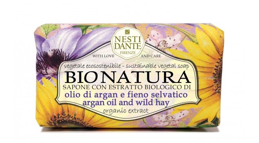 Nesti Dante Argan Oil &amp; Wild Hay Bar Soap 250 gr