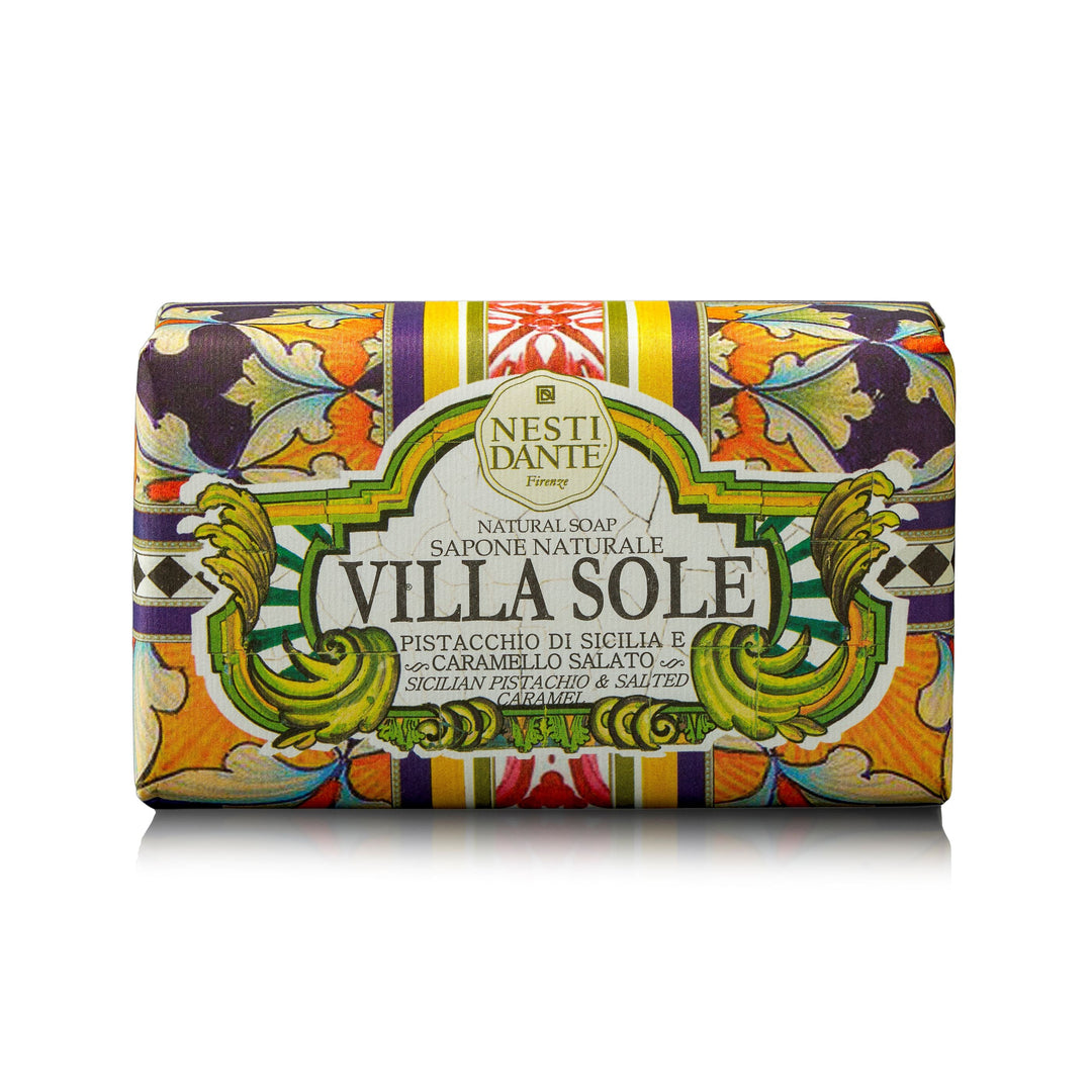 Nesti Dante Villa Sole Sicilian Pistachio &amp; Salted Caramel Soap 250 gr