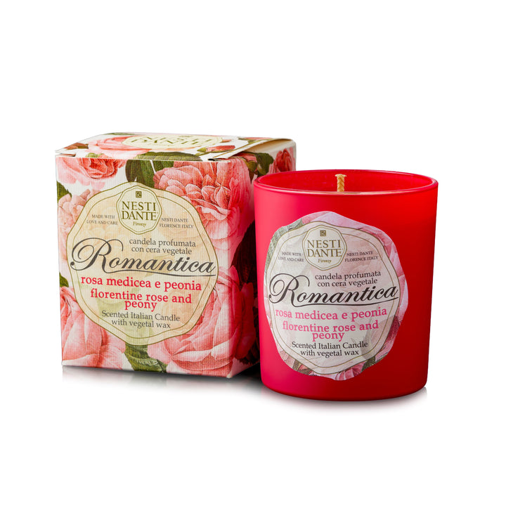 Nesti Dante Florentine Rose &amp; Peony Candle 160 gr
