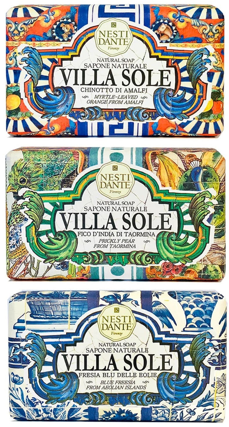 Nesti Dante Villa Sole 3-Pack Soap Collection Gift Set