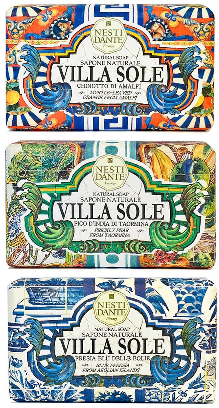 Nesti Dante Villa Sole 3-Pack Soap Collection Gift Set