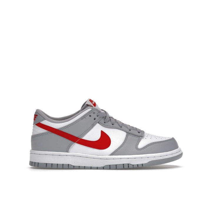 Nike Dunk Low "White Grey Red" (GS)