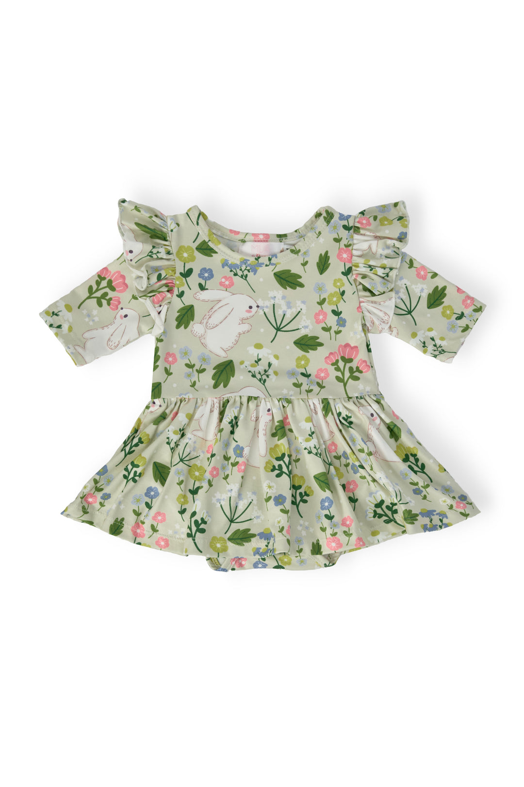 No Bunny Like You 3/4 Sleeve Flutter Twirl Bodysuit