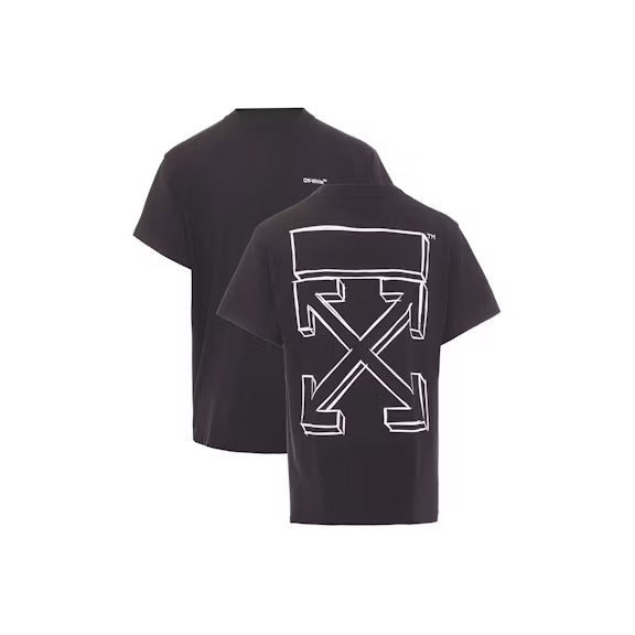 OFF-WHITE Marker Arrows Sketch Oversized T-Shirt Black/White