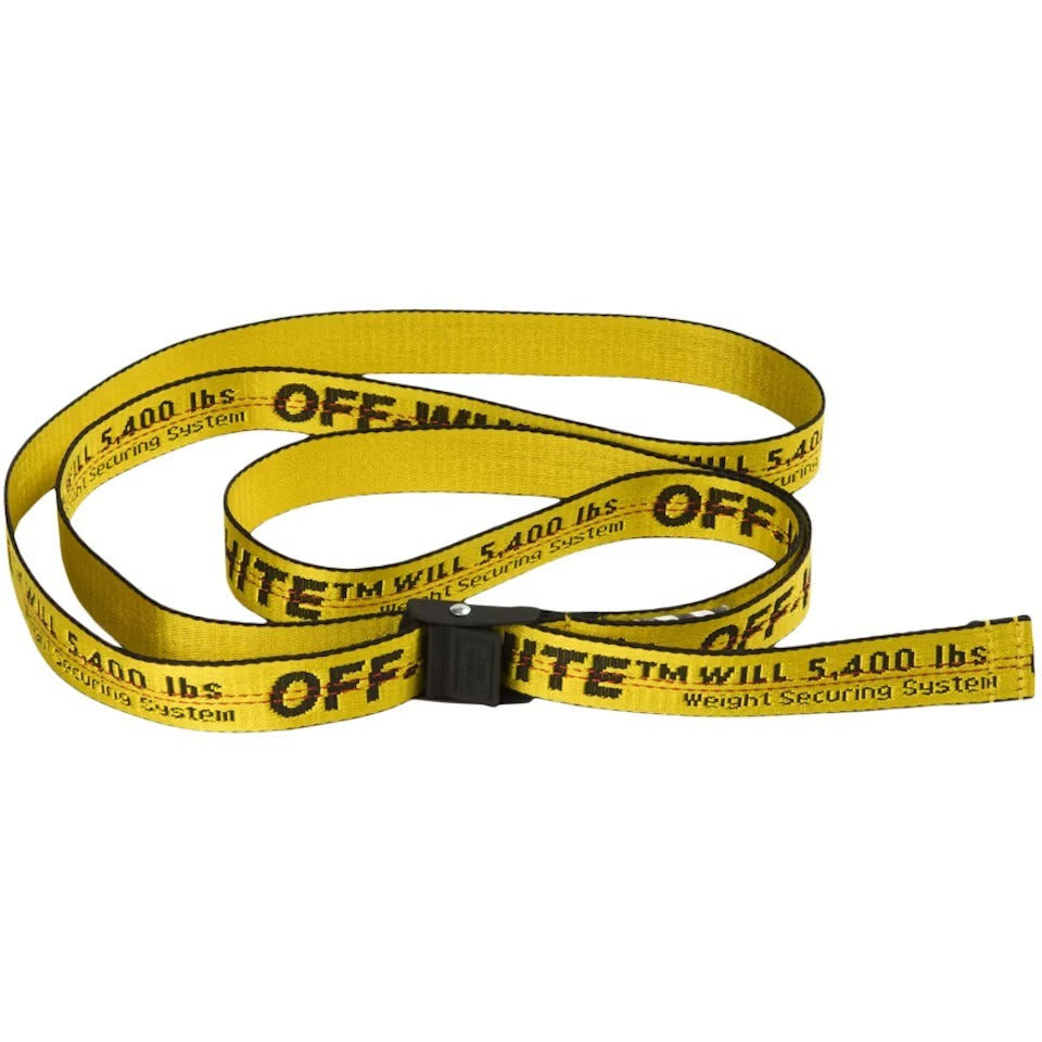 OFF-WHITE Mini Industrial Belt (SS19) Yellow/Black