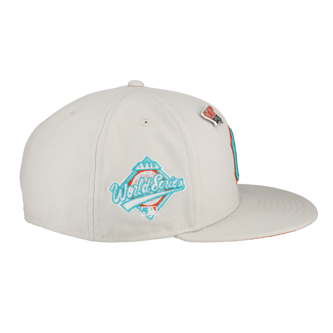 New York Yankees Orange Fury Collection 1996 World Series Fitted Hat