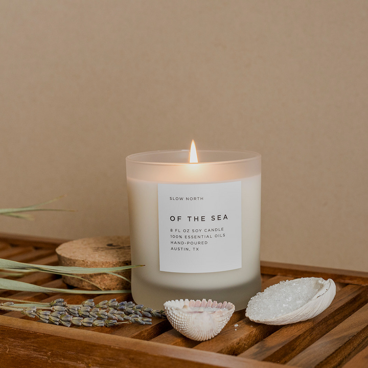 Of The Sea - Signature Soy Candle – Eucalyptus, Lavender &amp; Peppermint