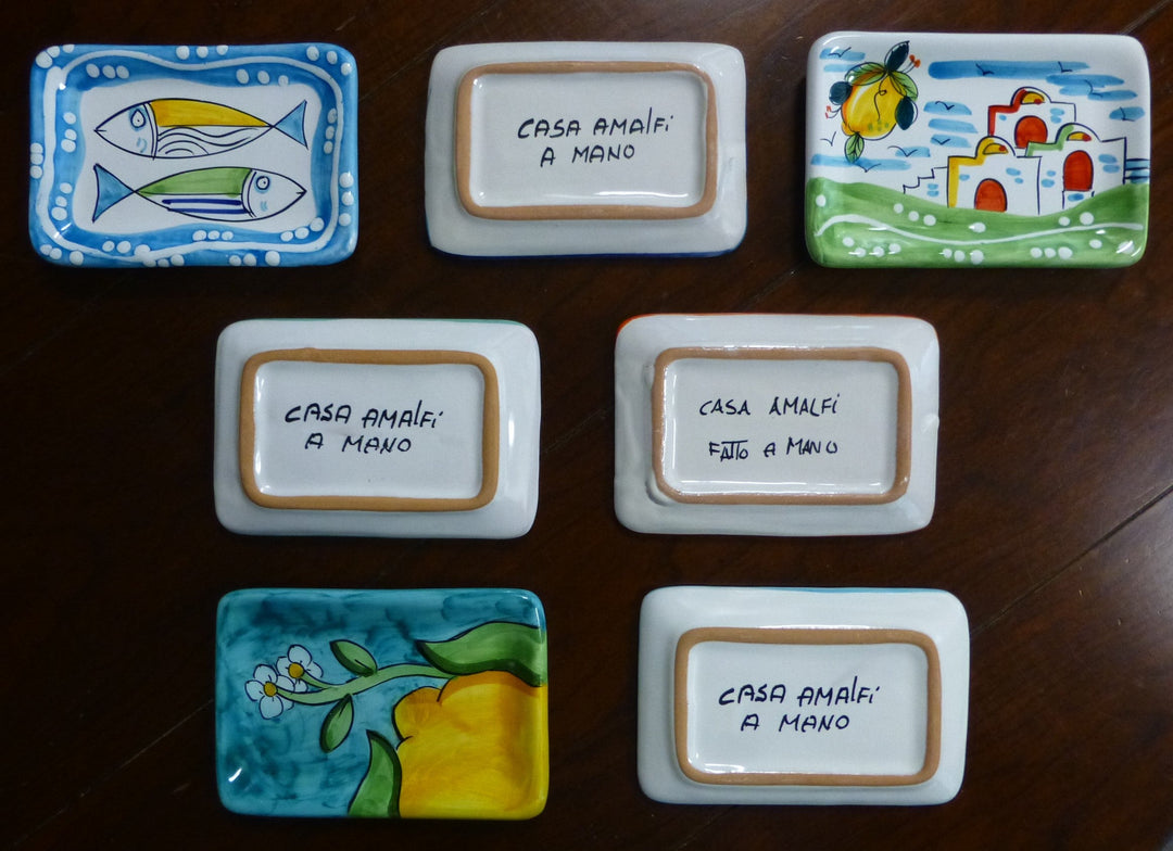 Casa Amalfi Scented Soap Bar with Ceramic Soap Dish Aperitivo in Amalfi