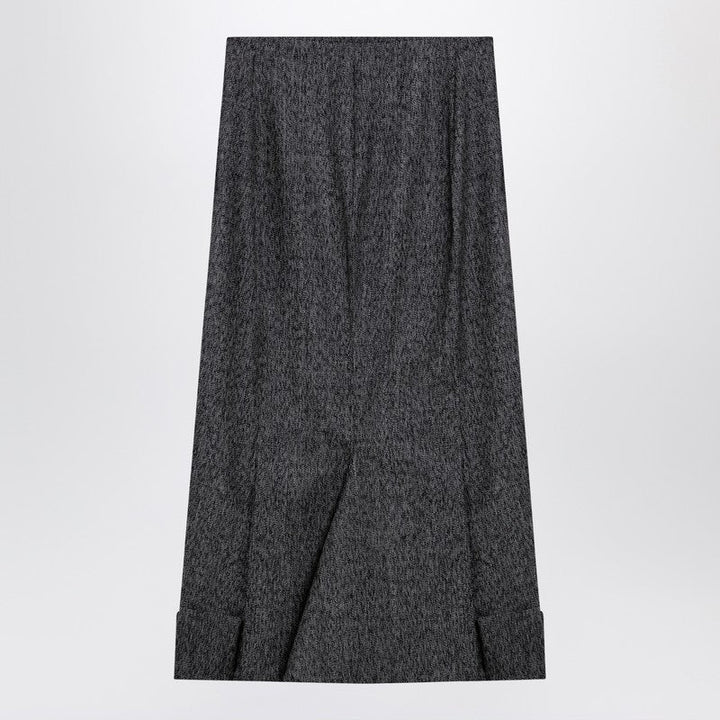 Prada Midi Skirt In Mouliné Women