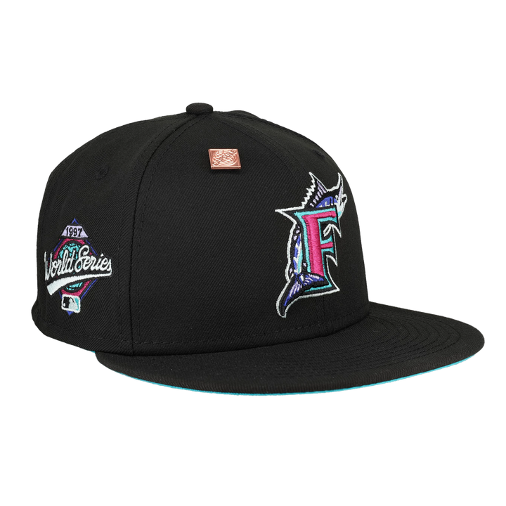 Florida Marlins 1997 World Series Polar Lights New Era 59Fifty Fitted Hat