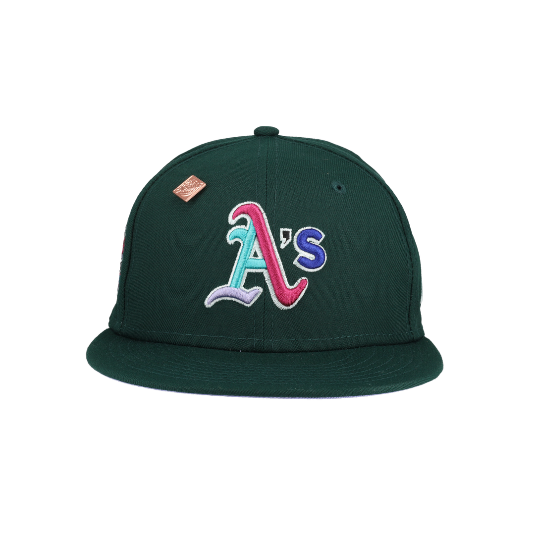 Oakland Athletics 1989 World Series Polar Lights New Era 59Fifty Fitted Hat