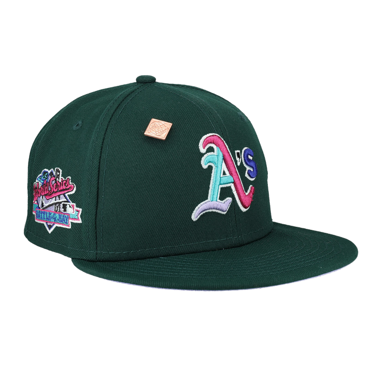 Oakland Athletics 1989 World Series Polar Lights New Era 59Fifty Fitted Hat