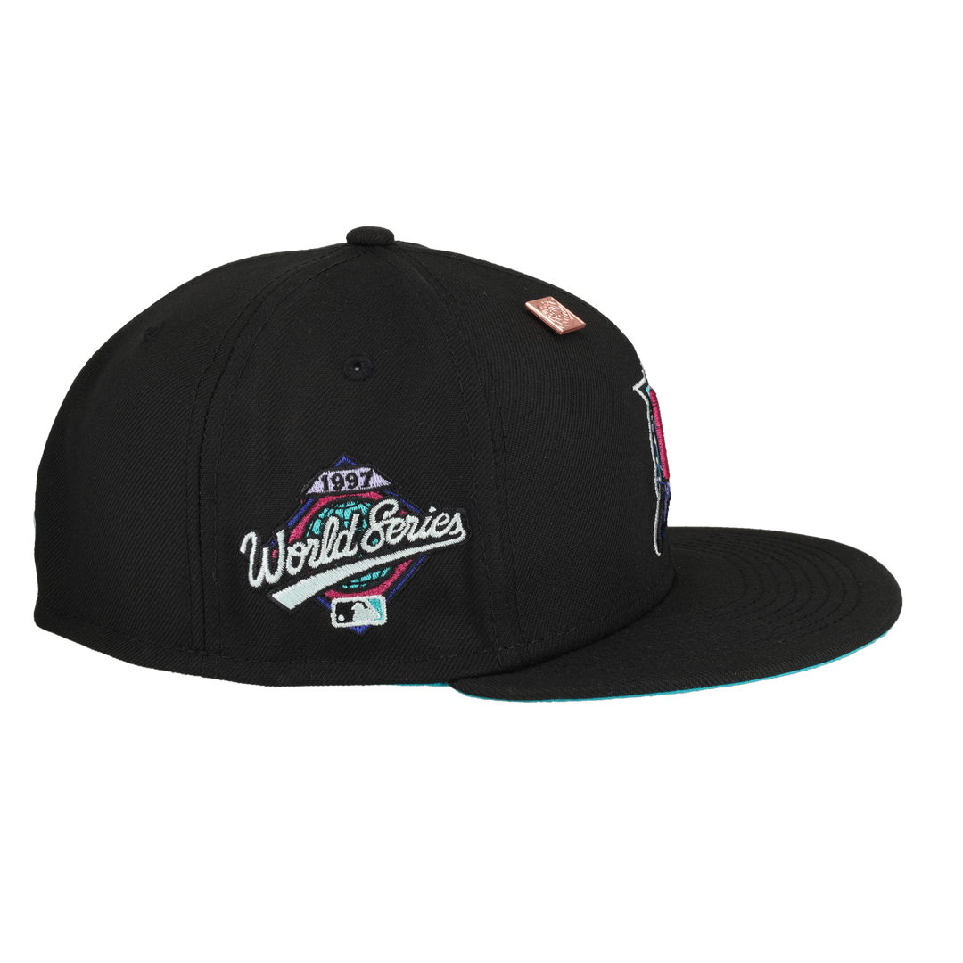 Florida Marlins 1997 World Series Polar Lights New Era 59Fifty Fitted Hat